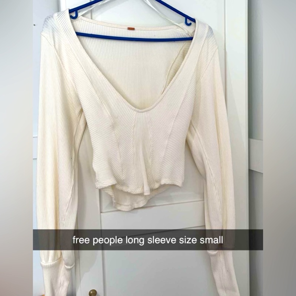 Free People corset long sleeve